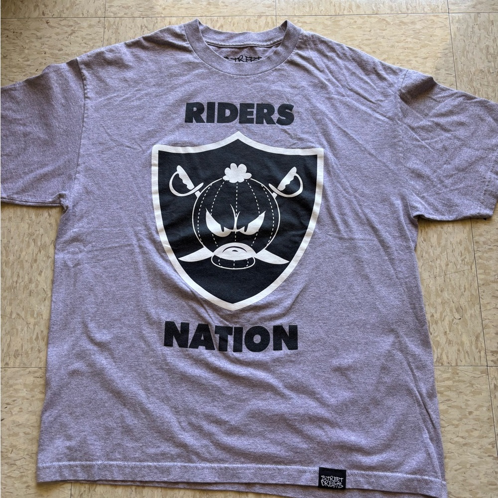 Riders Nation Gray T-Shirt